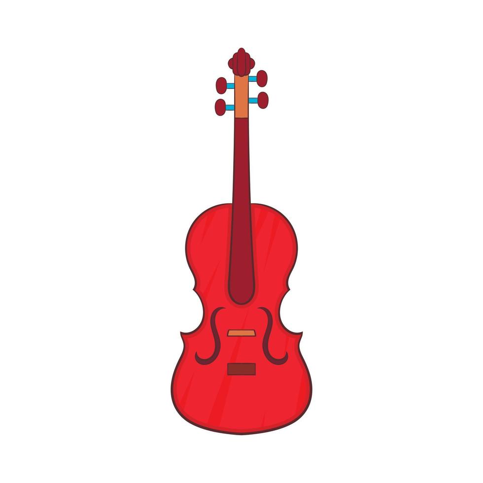 Cello-Symbol, Cartoon-Stil vektor