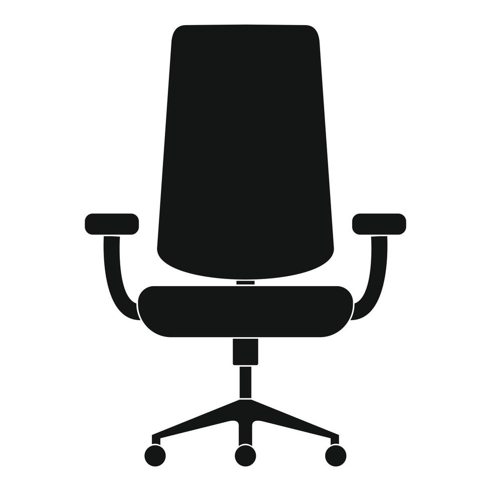 neue Sessel-Ikone, einfacher Stil. vektor