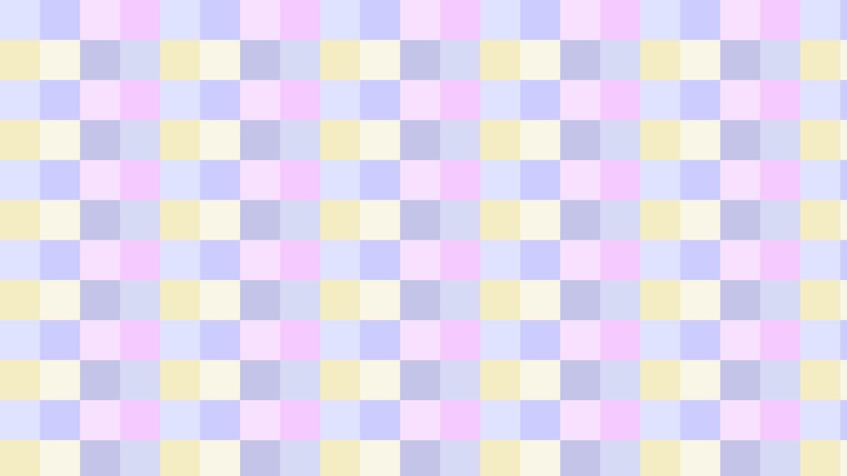 estetisk söt pastell blå, rosa och lila dam, gingham, pläd, Flerfärgad checkerboard bakgrund illustration, perfekt för bakgrund, bakgrund, tapet, omslag vektor