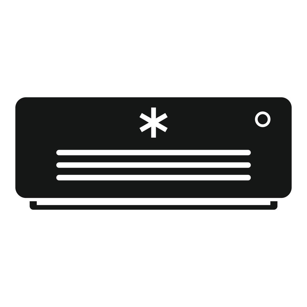 Zimmerservice-Klimaanlagen-Symbol, einfacher Stil vektor