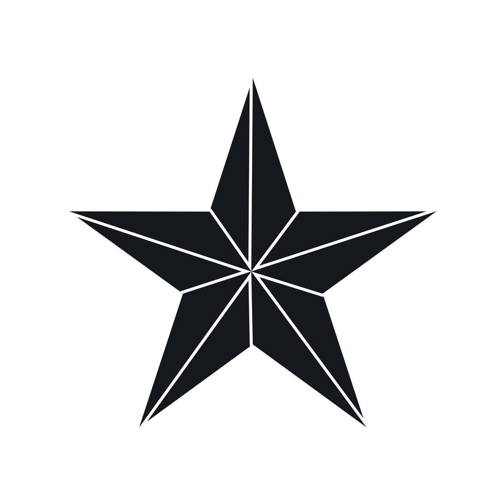 Sternsymbol, einfacher Stil vektor