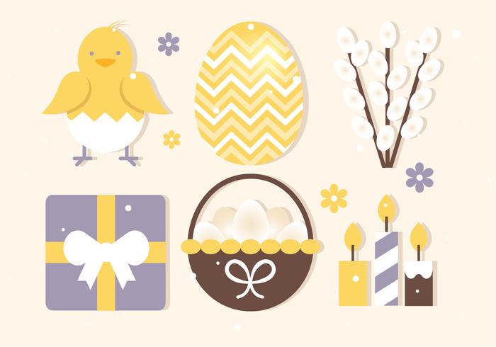 Free Easter Elements Collection vektor