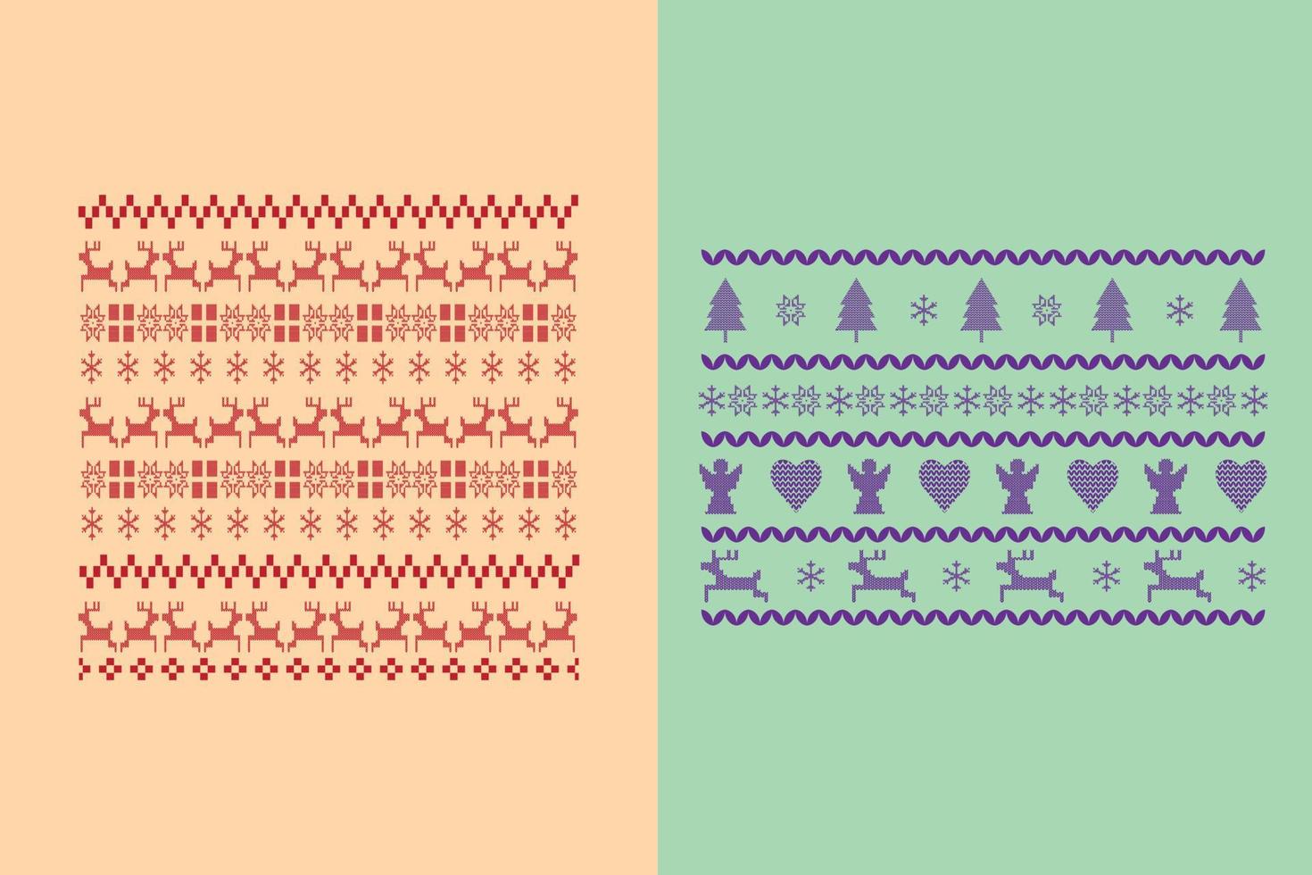 Weihnachtspullover pattern.eps vektor