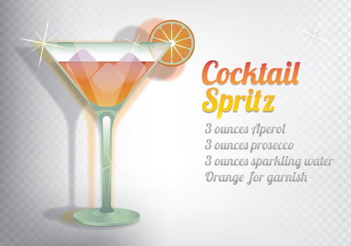 Spritz Cocktail vektor