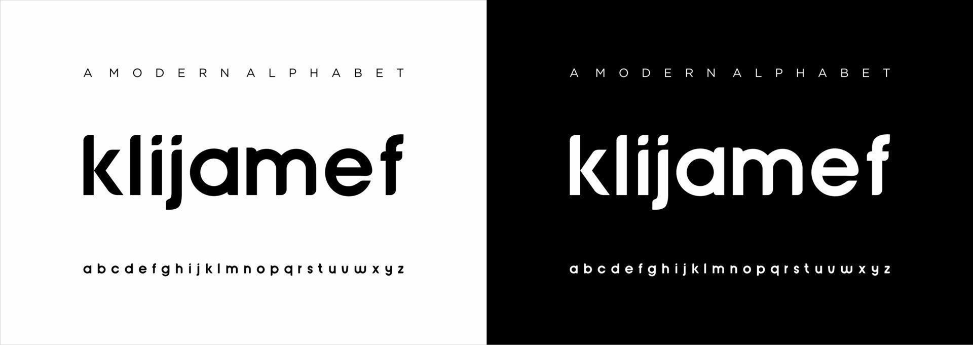 elegant modern alfabet brev font. klassisk text minimal mode mönster. typografi modern serif typsnitt regelbunden vektor
