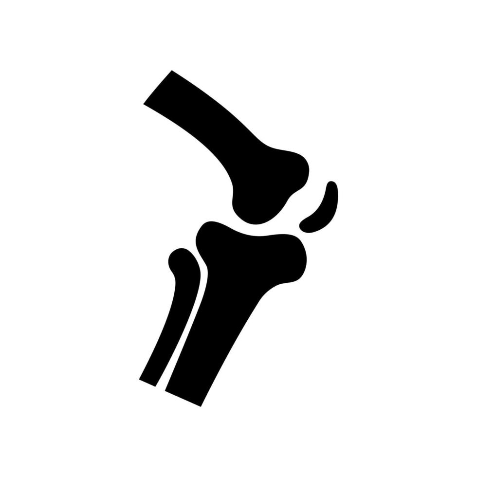 Knie-Vektor-Symbol vektor