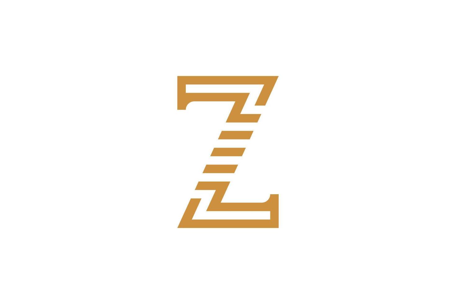 kreatives initiales z-monogramm-logo vektor