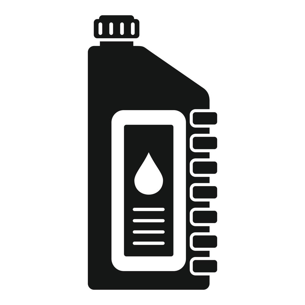 Symbol für Fahrradmotoröl, einfacher Stil vektor