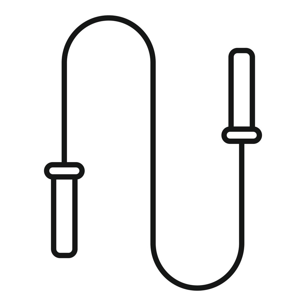 Springseil-Symbol, Umrissstil vektor
