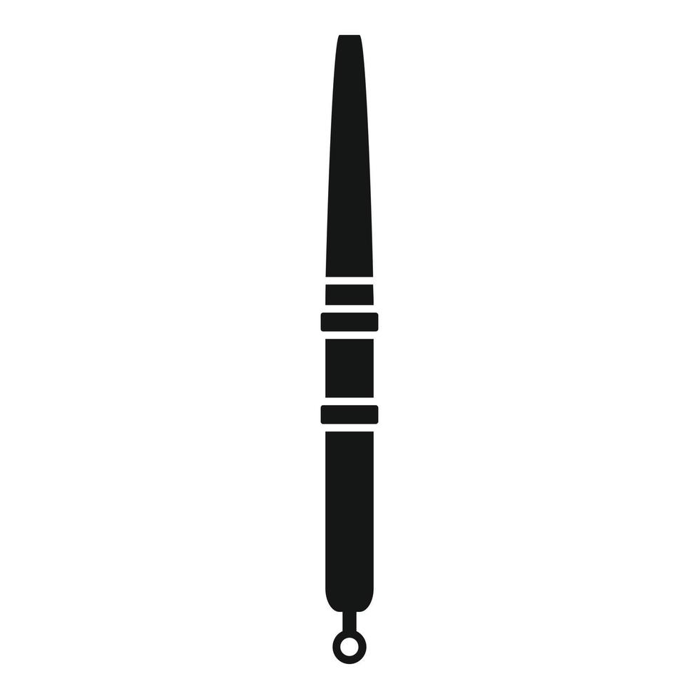 Bobber-Tackle-Symbol, einfacher Stil vektor