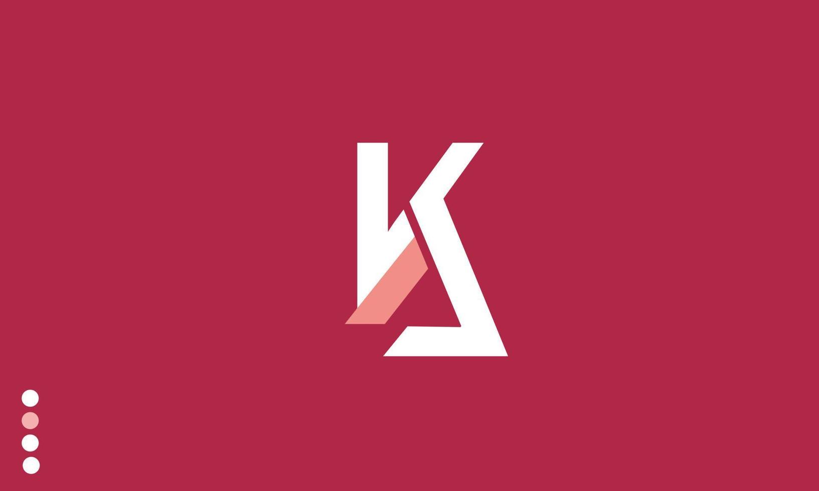 alphabet buchstaben initialen monogramm logo ka, ak, k und a vektor
