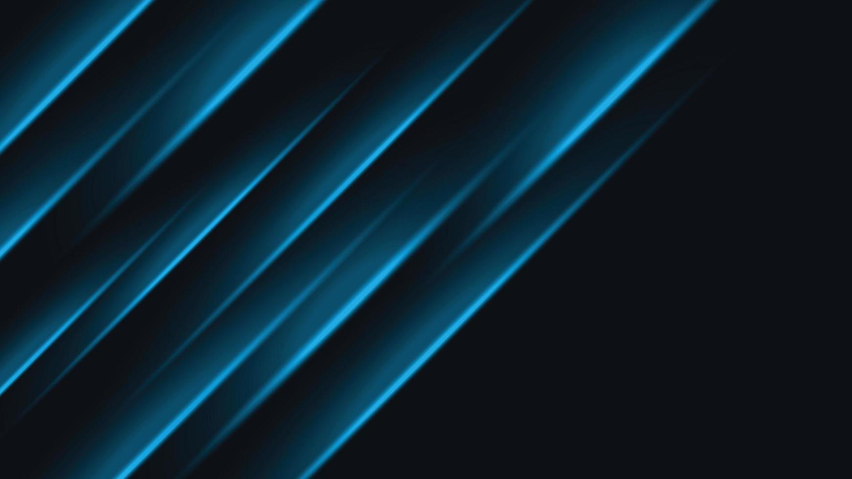 streifenlinien mit blauem licht, technologie futuristischer hintergrund gestreifte linien mit lichteffekt auf blauem hintergrund. vektor