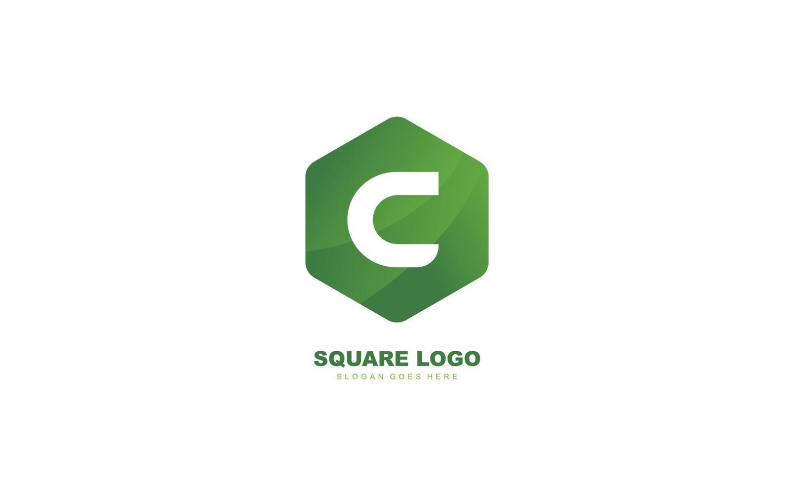 c logotyp form för identitet. brev mall vektor illustration för din varumärke.