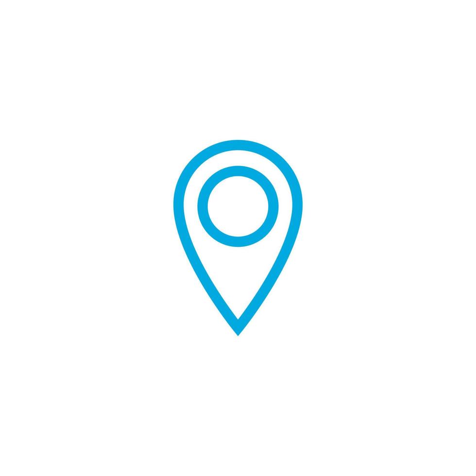 Standortpunkt-Logo vektor