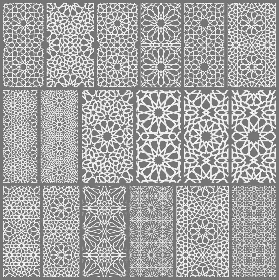 islamischer Ornamentvektor, persisches Motiv. 3d ramadan islamische runde musterelemente. geometrischer kreisförmiger dekorativer arabischer Symbolvektor eps 10 vektor