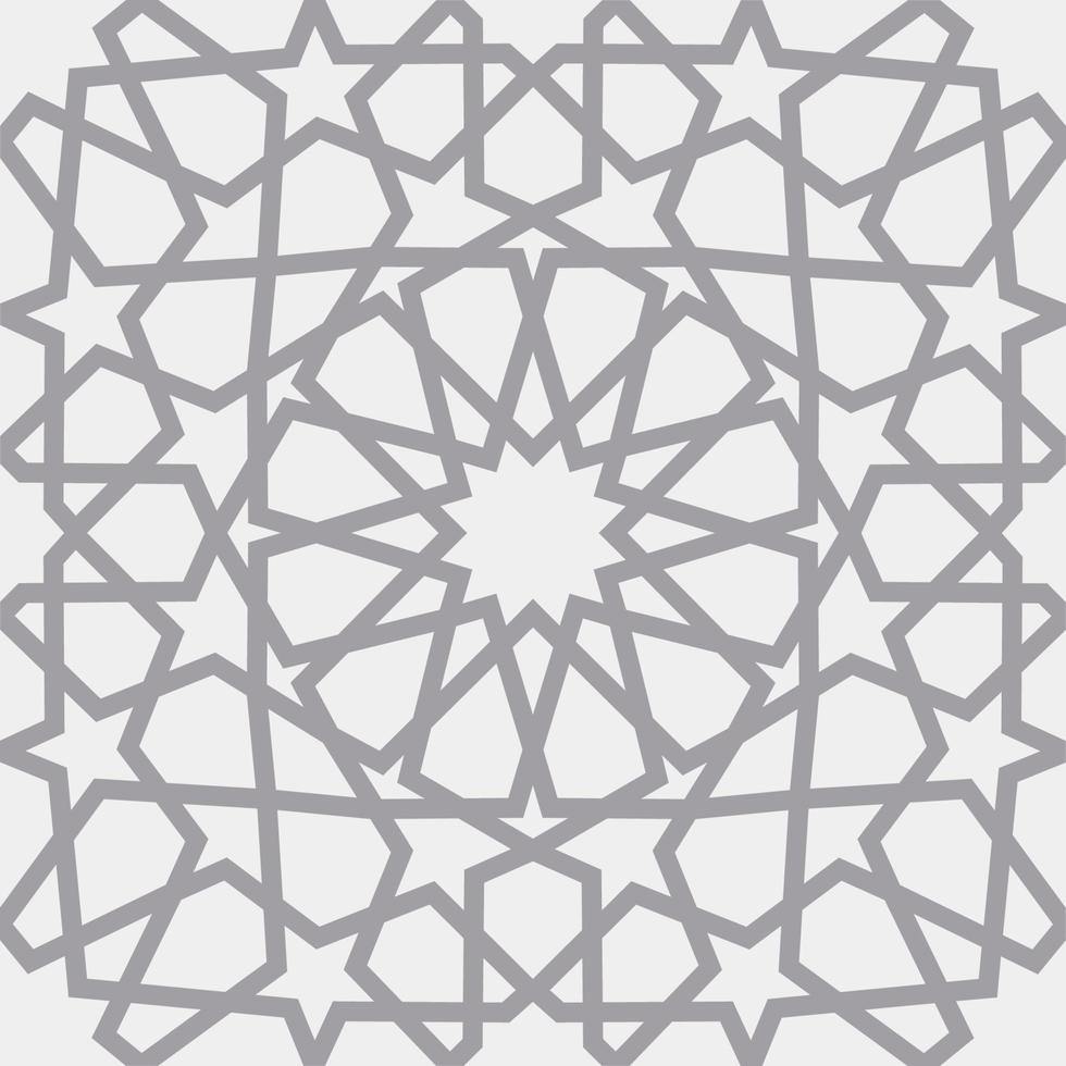 islamisches Muster. Nahtloses arabisches geometrisches Muster, östliches Ornament, indisches Ornament, persisches Motiv, 3d. endlose textur kann für tapeten, musterfüllungen, webseitenhintergrund verwendet werden. vektor