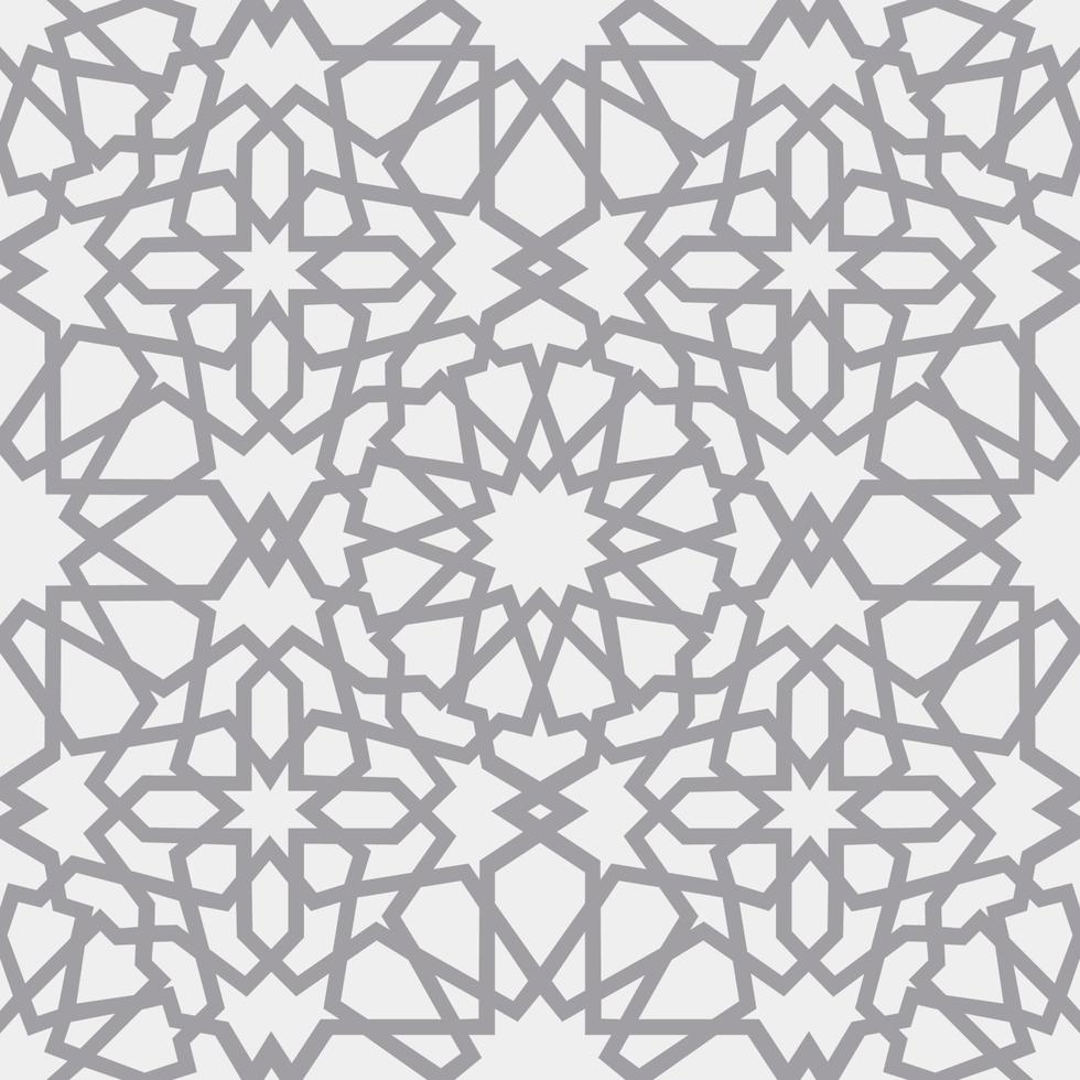 islamic mönster . sömlös arabicum geometrisk mönster, öst prydnad, indisk prydnad, persisk motiv, 3d. ändlös textur kan vara Begagnade för tapet, mönster fyller, webb sida bakgrund . vektor