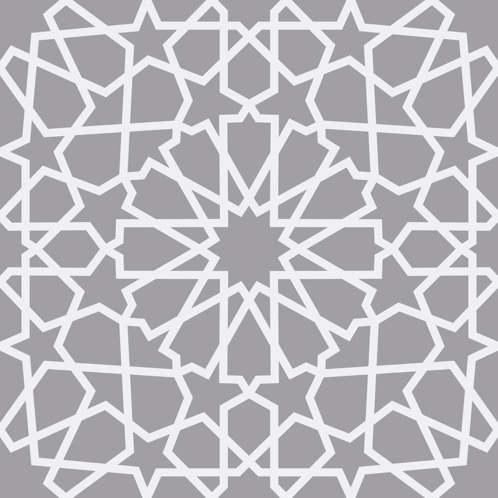 islamic mönster . sömlös arabicum geometrisk mönster, öst prydnad, indisk prydnad, persisk motiv, 3d. ändlös textur kan vara Begagnade för tapet, mönster fyller, webb sida bakgrund . vektor