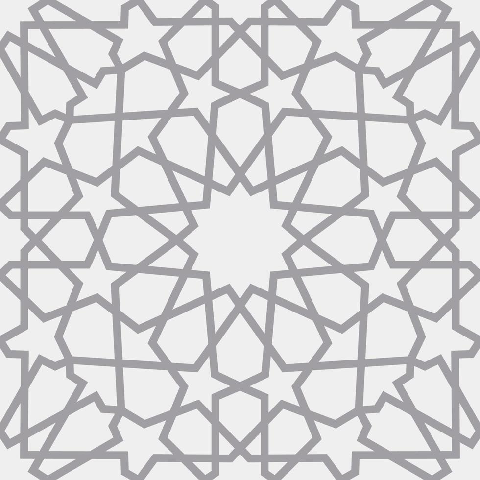 islamisches Muster. Nahtloses arabisches geometrisches Muster, östliches Ornament, indisches Ornament, persisches Motiv, 3d. endlose textur kann für tapeten, musterfüllungen, webseitenhintergrund verwendet werden. vektor