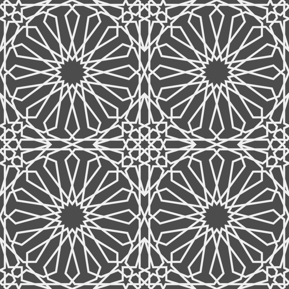 islamisches Muster. Nahtloses arabisches geometrisches Muster, östliches Ornament, indisches Ornament, persisches Motiv, 3d. endlose textur kann für tapeten, musterfüllungen, webseitenhintergrund verwendet werden. vektor