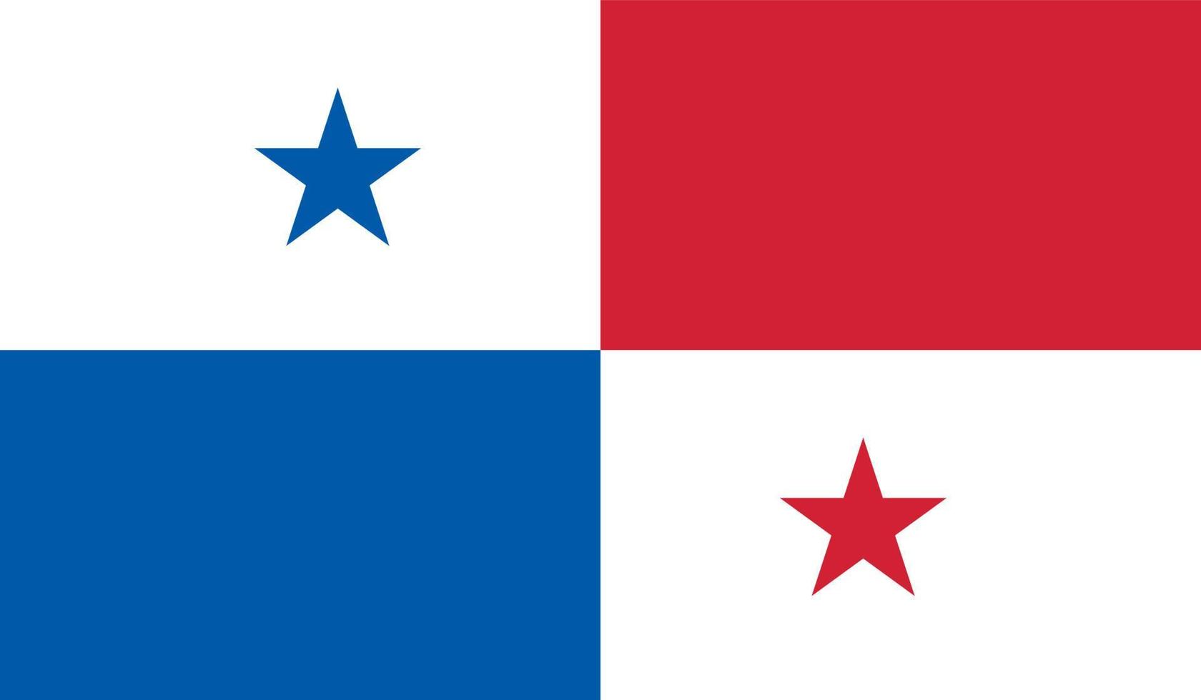 Bild der Panama-Flagge vektor
