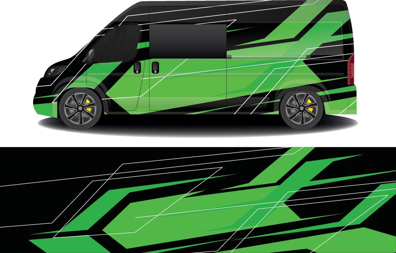 Vektor-Rennhintergrund für Wohnmobil-Wrap-Aufkleber und mehr vektor