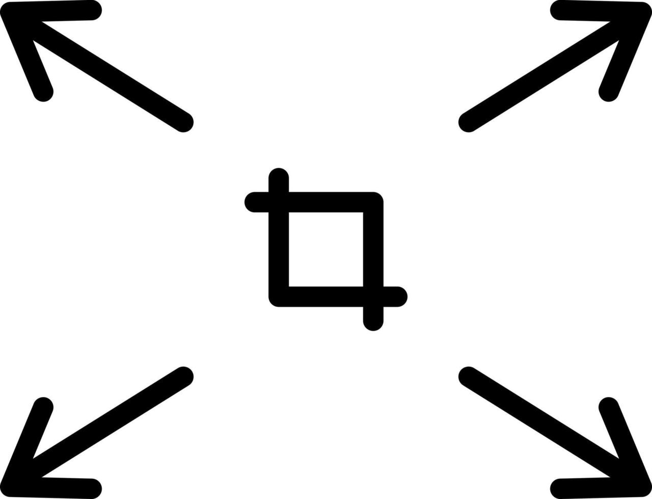 Liniensymbol für Dehnung vektor