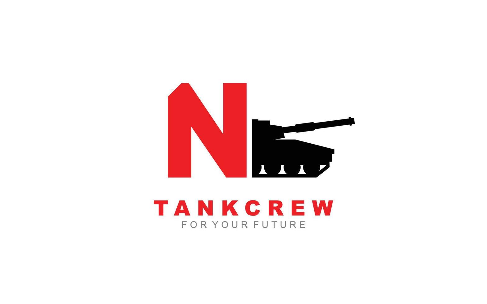 n logotyp tank för identitet. brev mall vektor illustration för din varumärke.