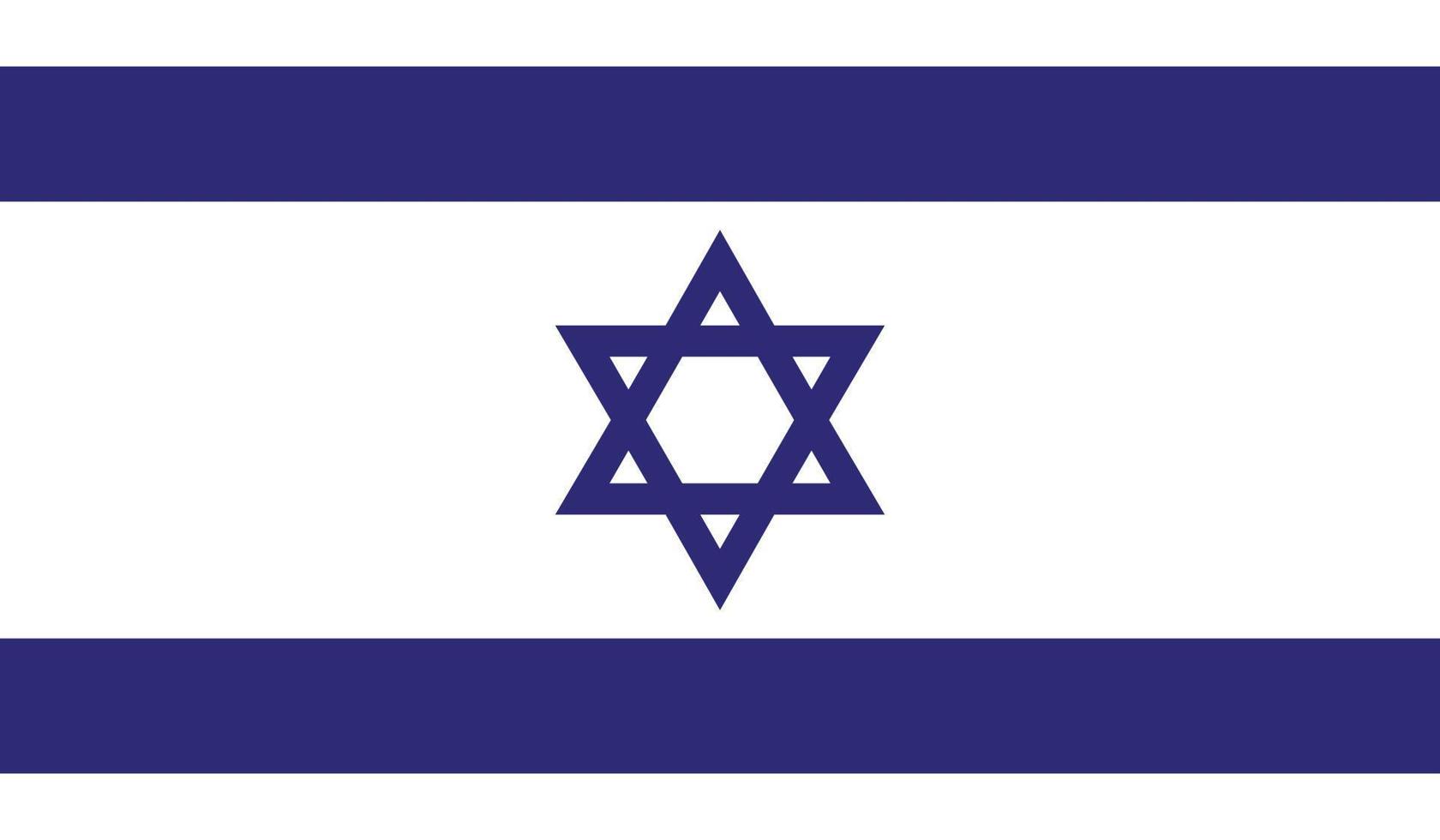 Israel flagga bild vektor