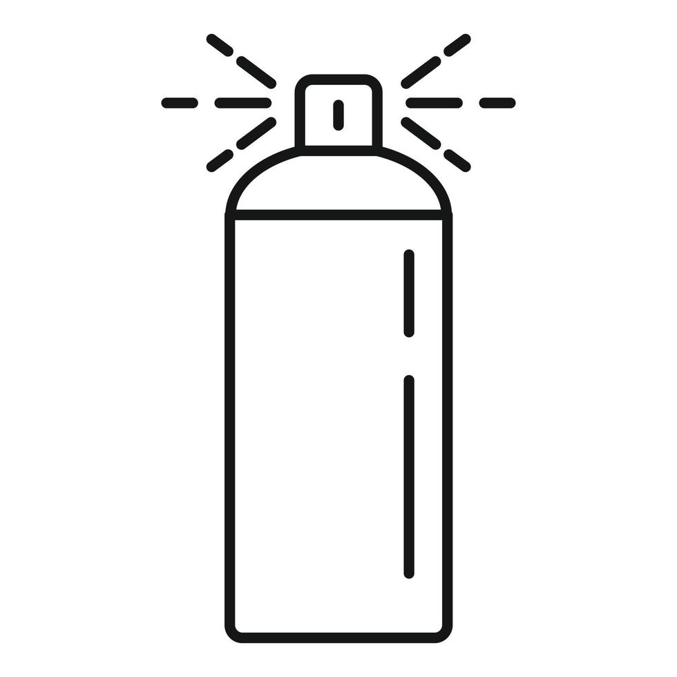 parfym flaska ikon, översikt stil vektor