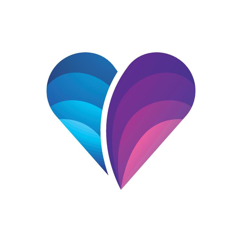 Liebe Logo Bilder vektor
