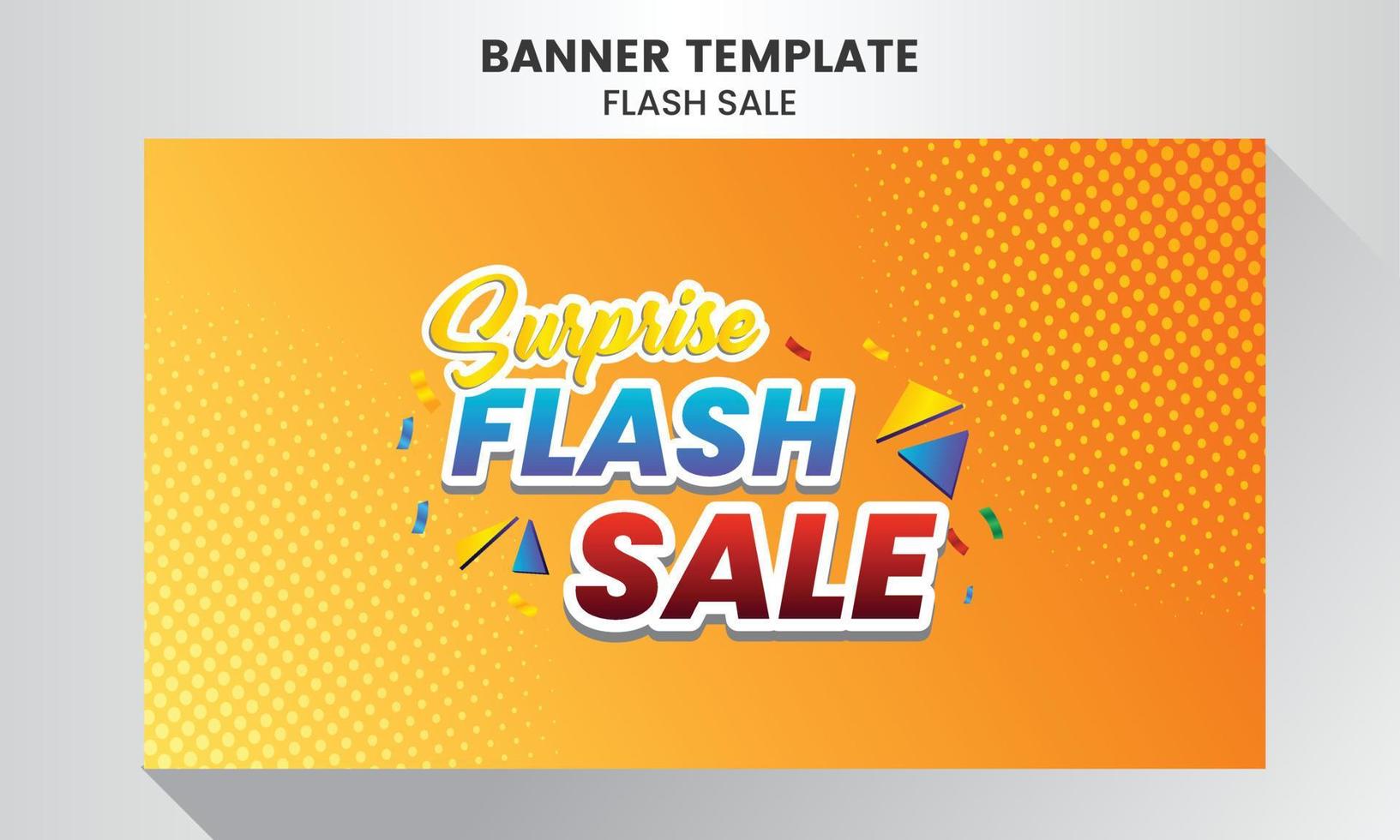 överraskning blixt försäljning handla affisch eller banner.flash försäljning baner mall design. särskild erbjudande blixt försäljning kampanj eller befordran. vektor