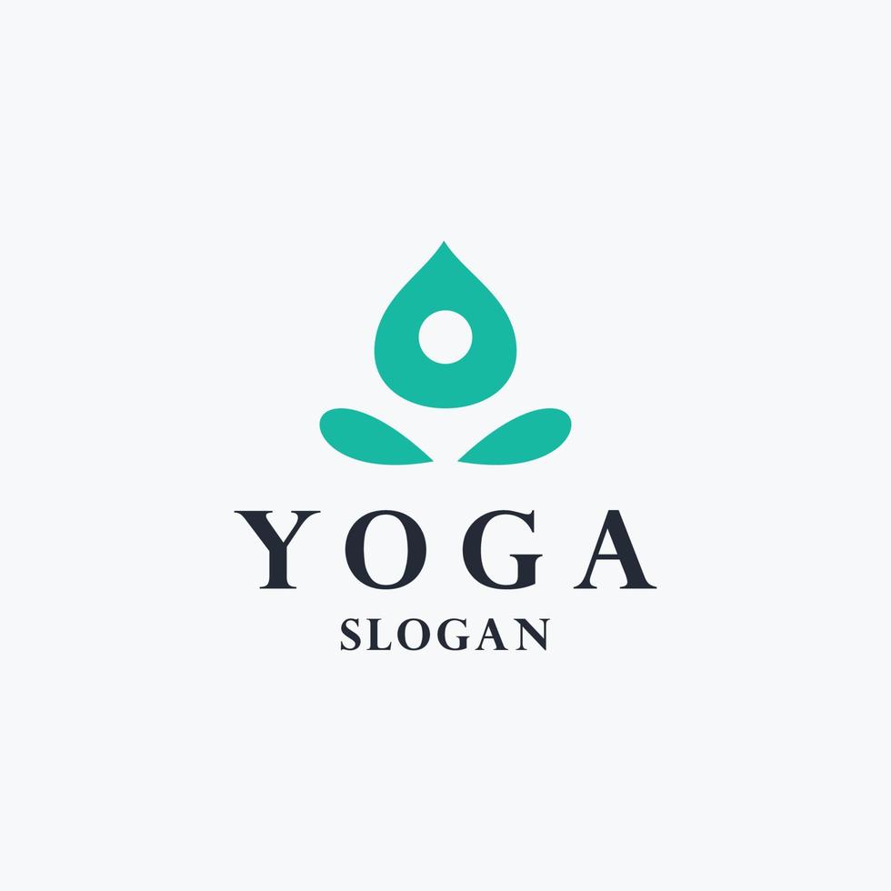 yoga studio logotyp. wellness hälsa spa linje ikon. meditation symbol. zen harmoni balans tecken. vektor illustration.