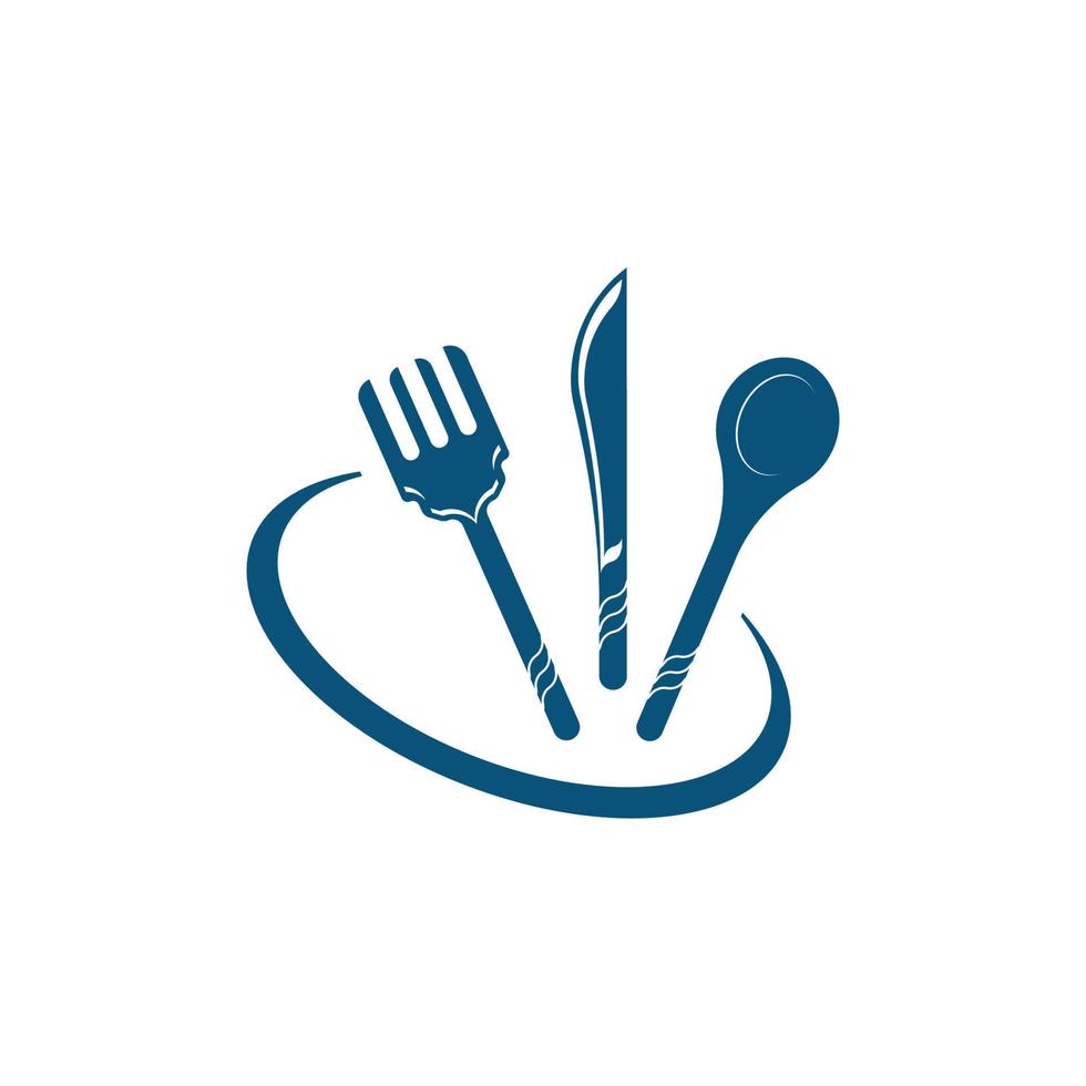 sked och gaffel ikon symbol vektor