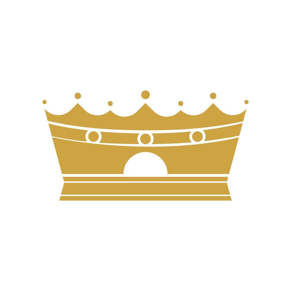 krona logotyp ikon vektor design