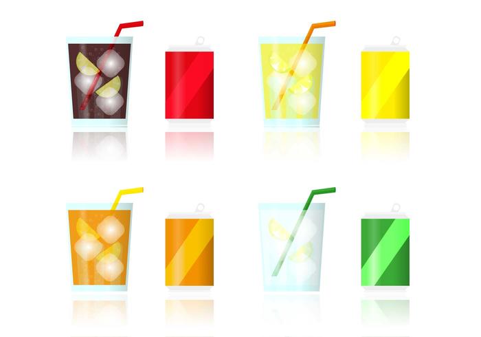 Fizz Getränke Flavors Vector