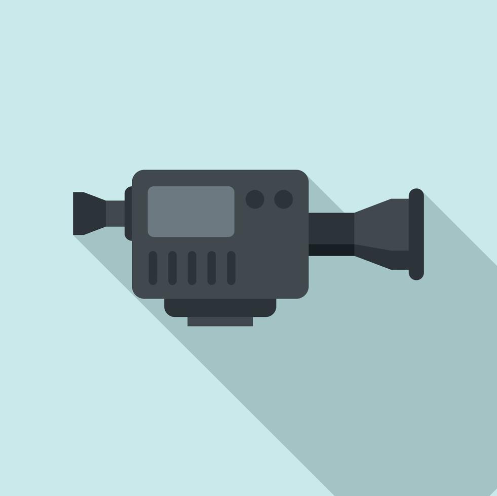 TV-Digitalkamera-Symbol, flacher Stil vektor
