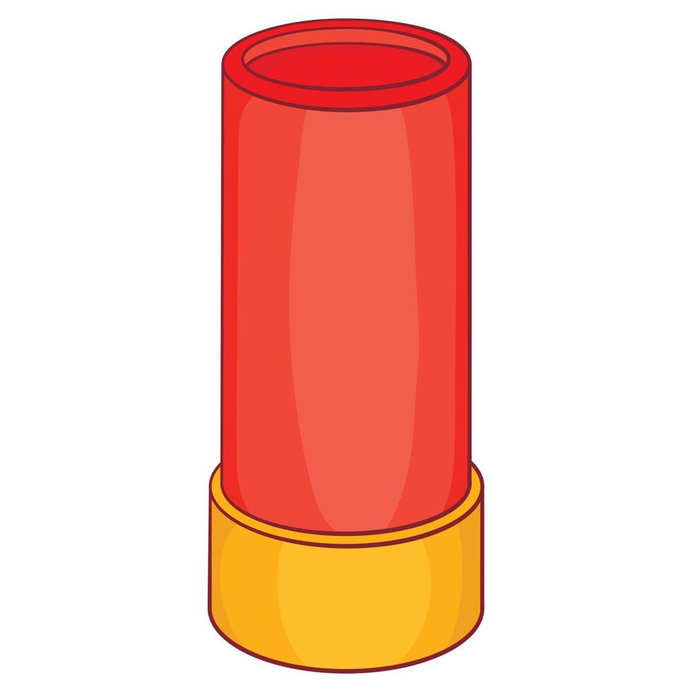 Schrotflinte Shell-Symbol, Cartoon-Stil vektor