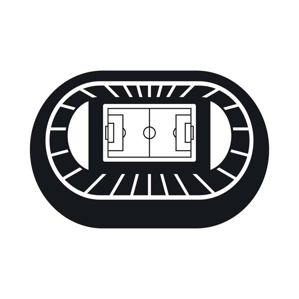 stadion topp se ikon, enkel stil vektor