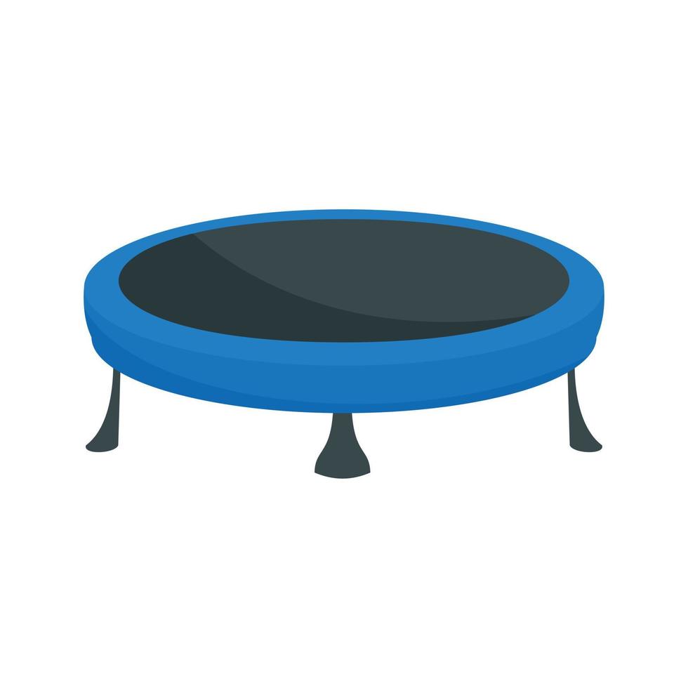trampolin ikon, platt stil vektor