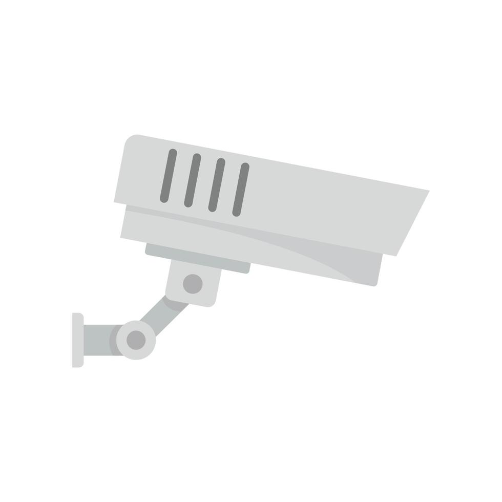 Outdoor-Überwachungskamera-Symbol, flacher Stil vektor