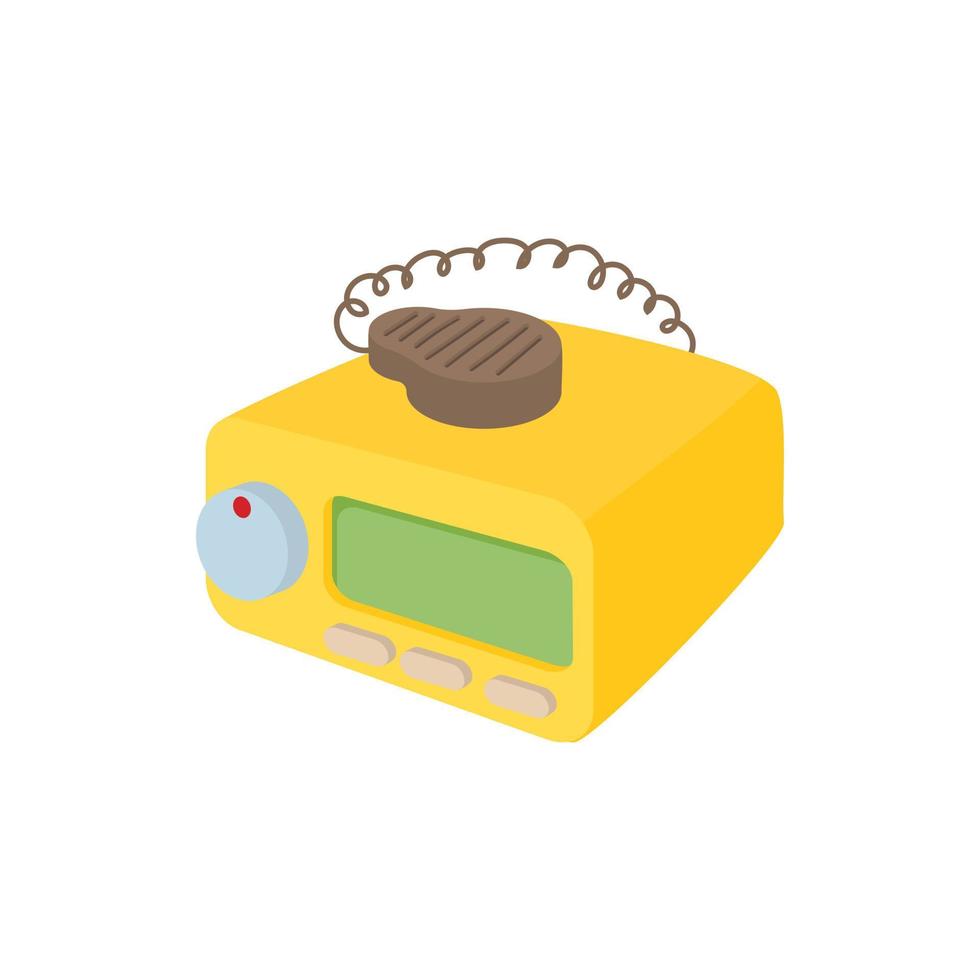 Taxi-Radio-Symbol, Cartoon-Stil vektor