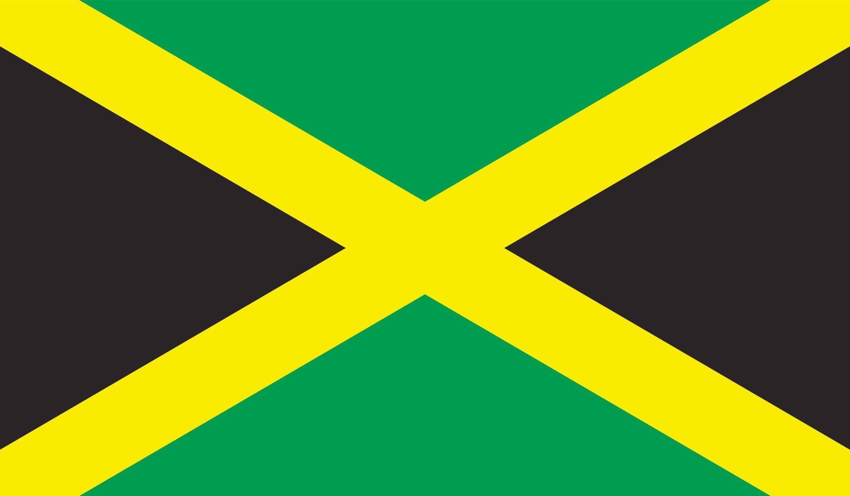 jamaica flagga bild vektor