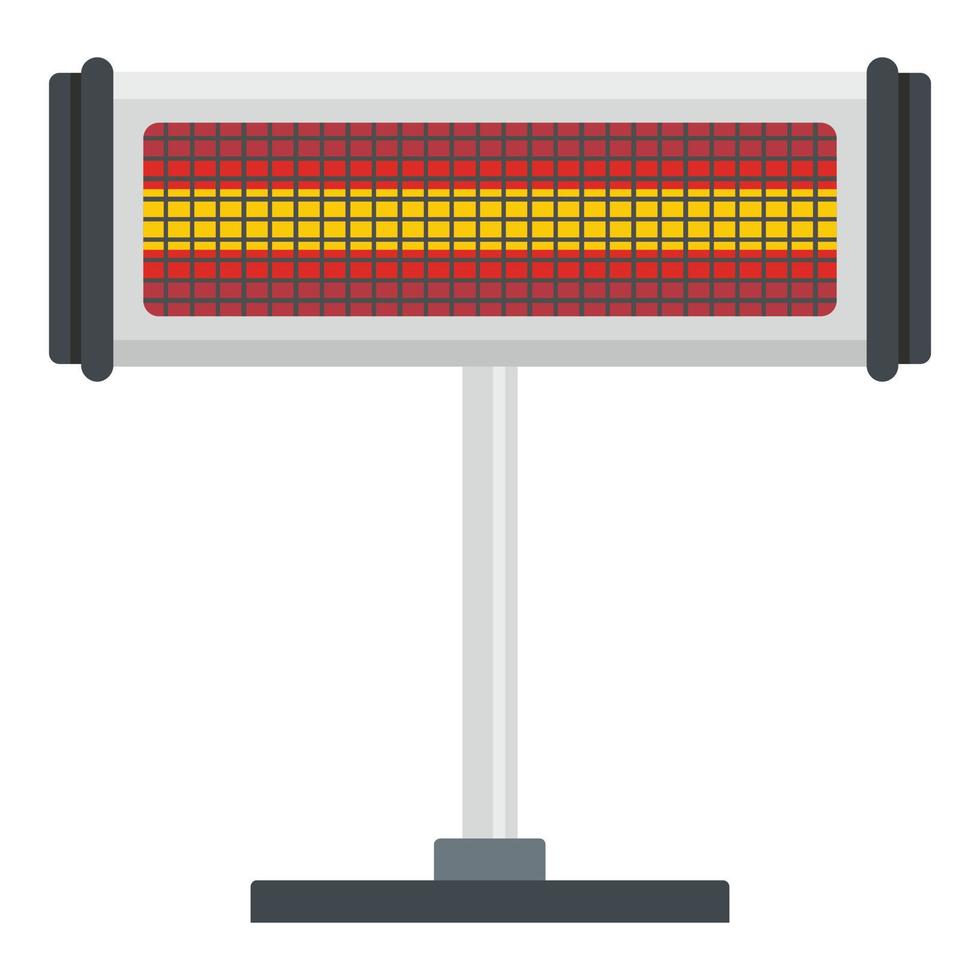 Standheizungssymbol, flacher Stil vektor