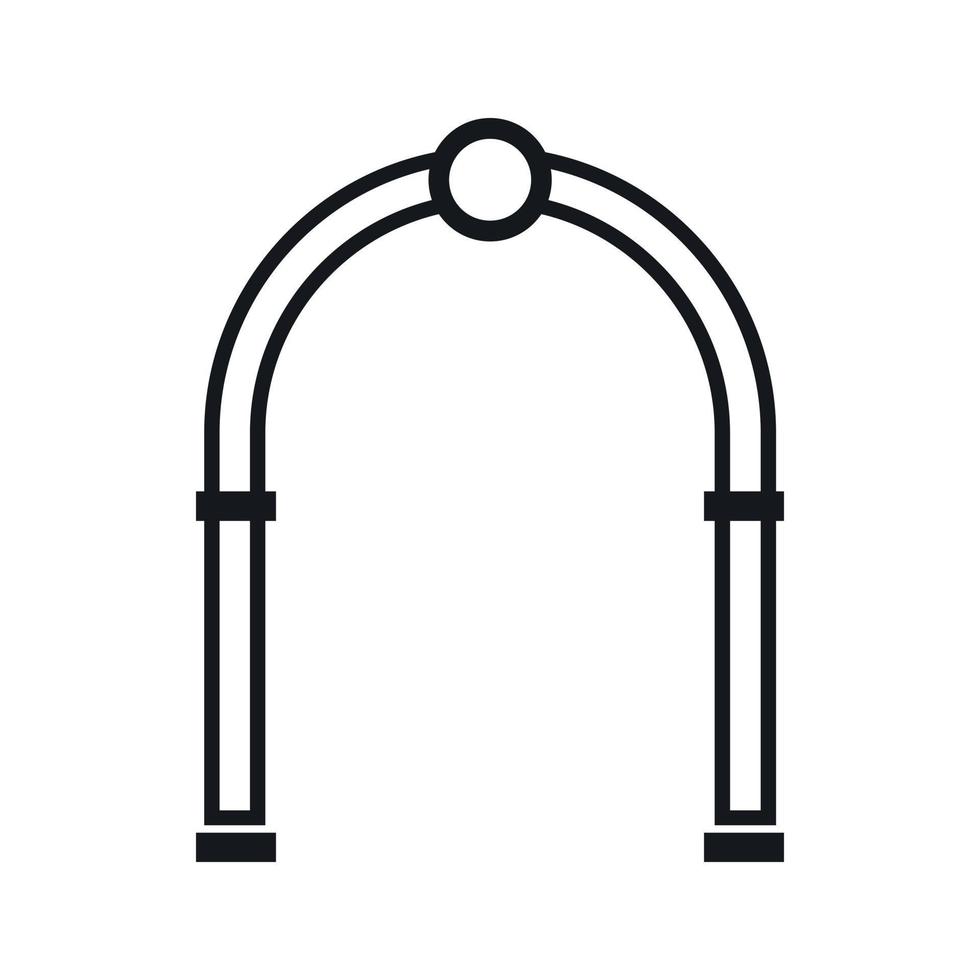 Arch-Symbol, einfacher Stil vektor