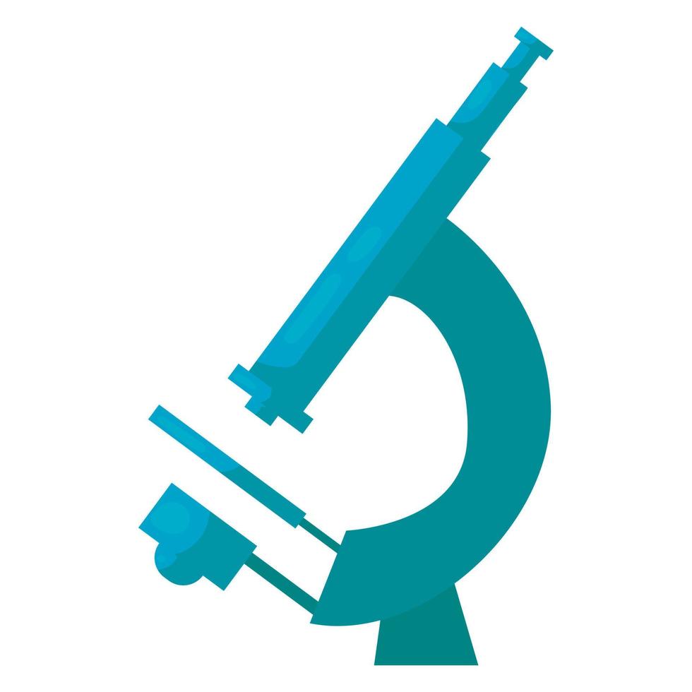 mikroskop ikon i tecknad serie stil vektor