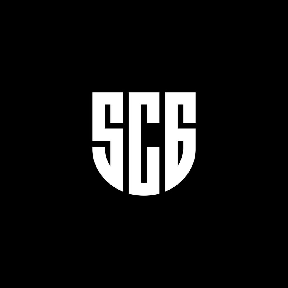 scg brev logotyp design i illustration. vektor logotyp, kalligrafi mönster för logotyp, affisch, inbjudan, etc.