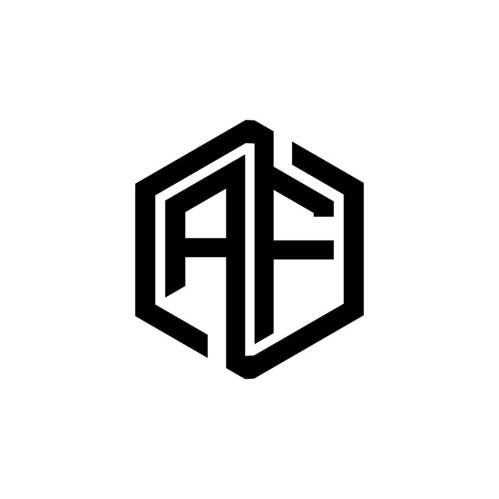 af-Buchstaben-Logo-Design in Abbildung. Vektorlogo, Kalligrafie-Designs für Logo, Poster, Einladung usw. vektor