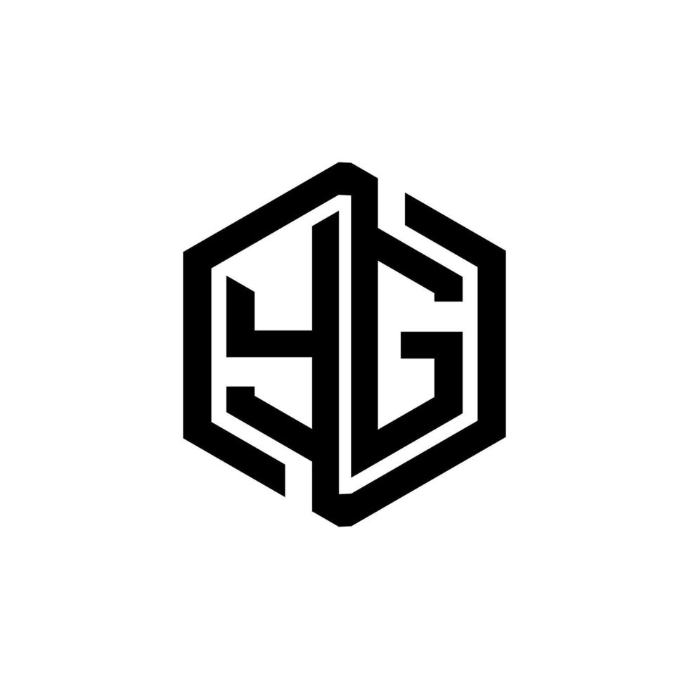 yg-Buchstaben-Logo-Design in Abbildung. Vektorlogo, Kalligrafie-Designs für Logo, Poster, Einladung usw. vektor