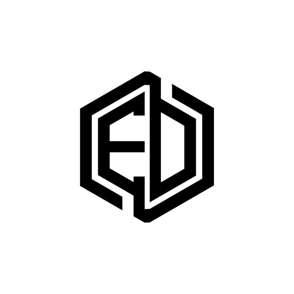 eo brev logotyp design i illustration. vektor logotyp, kalligrafi mönster för logotyp, affisch, inbjudan, etc.